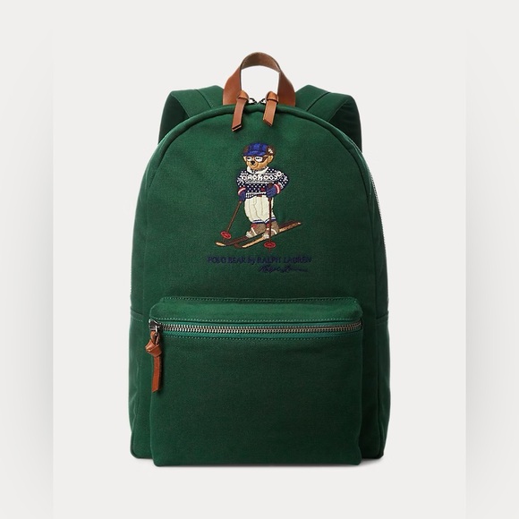 Green Backpack — Polo Bear By Ralph Lauren - Picture 1 of 16